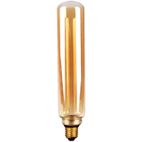 Dekorative LED Lampe E27 T60 4W 180lm 1800lm Warm 320° DecoVintage Amber Pillar GOLDLUX (Polux)