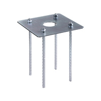Montagesockel für Pfosten WEGFUNDAMENT-KIT 8795 Metall Nowodvorski