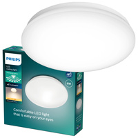 LED Plafond Aufputz MOIRE 6W 2700K 22cm Weiß Rund PHILIPS