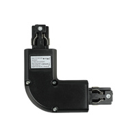 Stromschienenverbinder L-Ecke 3-phasig Schwarz Track Light V-TAC