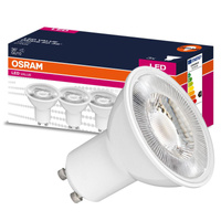 3x LED Leuchtmittel GU10 4,5W = 50W 350lm 2700K Warm 36° OSRAM VALUE