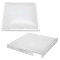 Plafond LED-Deckenleuchte SAMIRA S 2x30W 30cm IP20 Chrom KOBI