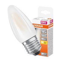LED Leuchtmittel E27 B35 4W = 40W 470lm 2700K Warm 300° OSRAM STAR Filament