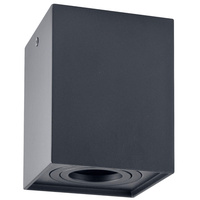 Deckenanbauleuchte Hadar Q1 1xGU10 beweglich quadratisch schwarz