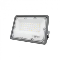 LED-Flutlicht Reflektor 30W 3000lm 6500K Kalt IP65 Premium Line Ecolight