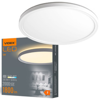 Plafond LED-Deckenleuchte Aufbauleuchte 18W 2000lm 4000K Neutralweiß Videx