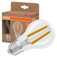 2x LED-Glühbirne A60 E27 5W = 75W 1055lm 4000lm Neutral 320° Filament CLASSIC ENERGY EFFICIENCY Osram