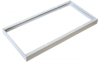 Aufputz-Klemmrahmen für LED-Paneele 60x30 Aluminium 44mm Weiß Ecolight