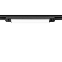 Beleuchtungsschienen-Set 1m Schiene + 2 x LED-Schienenlampen 15W 4000K Schwarz