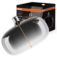 Dekorative LED-Glühbirne E27 4W = 6W 60lm 1800K Warm 320° Smoke Filament Dimmbar Vintage 1906 Osram