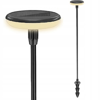 LED Solar Gartenlampe Standing Post 78cm 4000K IP64 mit Dämmerungssensor angetrieben