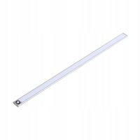 LED-Unterschrankleuchte Möbelleiste 4W 4500K 80cm mit Bewegungsmelder Silber