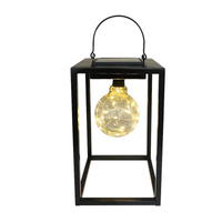 LED-Solarlampe für den Außenbereich Garten stehend Hängelaterne 3000K IP44 26 cm Dämmerungssensor