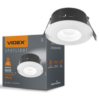 Einbauleuchte 1x GU10 Weiß Videx