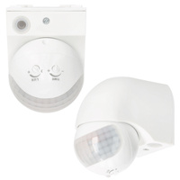 PIR-Bewegungs- und Dämmerungsmelder LX40 180ST WHITE KOBI