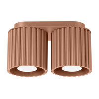 Aufputzmontage 2x GU10 Aluminium Mokka Aura Deep Space SL.1805 Sollux