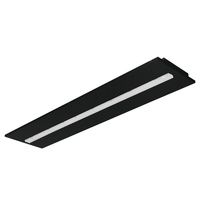 LED-Panel-Deckenleuchte 25W 120x30cm 3650lm 3000K Warm 60° Bündig montiert Schwarz Kanlux