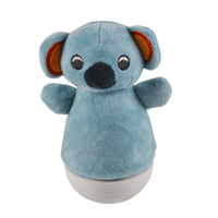 Dekorative LED-Batterieleuchte Weiß Rosa Koala Sanico Goldlux