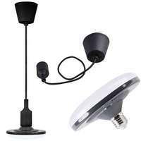 Hängende Deckenleuchte KIKI 1xE27 10W SCHWARZ 3000K GOLDLUX (Polux)