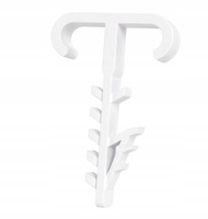 Doppelter Kabelmontagehalter USMP-2-BIS YDYp für Flachkabel 100 Stück ECOLIGHT