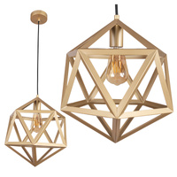 Decke Hängelampe E27 Gold Sanico Dänemark Goldlux