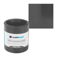 Garten-Rasenkante Flexibel Gerade 15cm x 9m Graphit CELLFAST