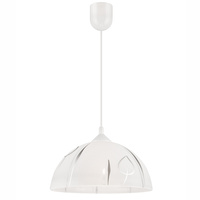 MARCY Decke Pendelleuchte E27 Weiß Silber LM-1.1/5 Lamkur