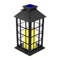 LED-Solar-Gartenlaterne Hängelaterne 32cm Schwarz