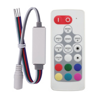 RGB LED Funksteuerung ST06FP 5-24V 6A mit Fernbedienung Kobi