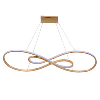 LED Hängeleuchte Hängend 50W 7800lm 4000K Neutral Gold Zumba Sanico Goldlux