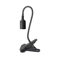 LED-Pflanzen Clip-on-Schreibtischlampe Schwarz PLANTY CLIP Kobi