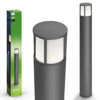 LED-Gartenleuchte für den Außenbereich STOCK myGarden 6W 2700K IP44 Mast 77cm Anthrazit PHILIPS