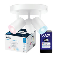 LED SPOT Deckenleuchte 3x 5W WHITE + RGB SMART Round WiFi WiZ