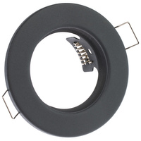 Einbaustrahler GU10, MR16 Einbauspot HALOGEN Runde Fest Graphit Blech LUMILED