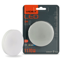 LED Lampen GX53 Reflektor 12W = 82W 1170lm 3000K Warm 140° Videx