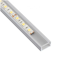 Aluminiumprofil MINI für LED-Streifen mit Klarglasabdeckung, 1m Silber LUMILED