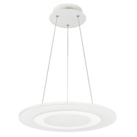 Modische Hängelampe Deckenleuchte MIKELI 17W 4000K WEISSGOLDLUX (Polux)