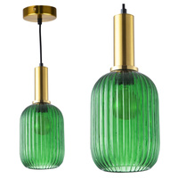 E27 Grün-Gold Suffolk Sanico Goldlux Dekorative Hängedeckenlampe