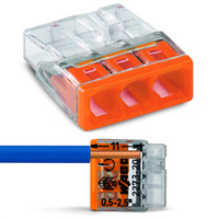 WAGO 2273-203 Quick Connect Installationsverbinder für DRAHT 3x0,5-2,5mm