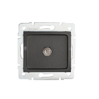 Potentialausgleichsdose Vierkant Erdung Graphit LOGI Kanlux