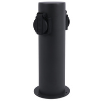 Gartenlampe LED Outdoor Mast stehend Schwarz IP44 Elektri Sanico Goldlux