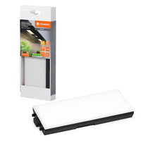 Rahmenlose 3.85W 250lm 3000K Warm Dimmbare LED Unterschrankleuchte mit Bewegungssensor Schwarz Unterschrank Ledvance