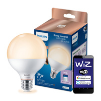 LED Lampen E27 G95 11W = 75W 1055lm 2700-6500K SMART WiFi Philips WiZ