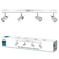 MERANTI Deckenleuchte 4x GU10 Wandleuchte Reflektor Moving white PHILIPS