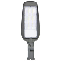 Straßenlaterne LED-Straßenleuchte verstellbar 50W IP65 6500K 5500lm GRAU
