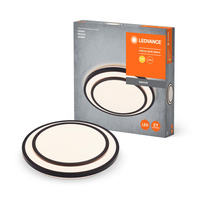 Plafond LED-Anbau-Deckenleuchte 36W 2400lm 3000K Warm Schwarz 49cm Orbis Ledvance