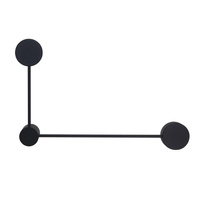 Wandleuchte Außenfassadenleuchte 2x GX53 Schwarz JOY Sanico Goldlux