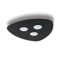 ORGANIC III Deckenleuchte 8302 Nowodvorski Schwarz 3xGX53 Deckenaufbauleuchten Modern