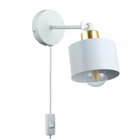 Wandleuchte Spotlight Wandleuchte E27 Moving White Gold Elza Masterled