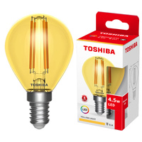 LED-Glühbirne E14 G45 4.5W Warm Filament TOSHIBA